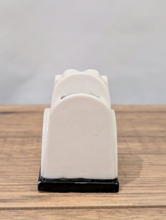Listerine Other - 1940s Listerine Shaving Cream Used Razor Blades Holder, Frog Shaped, Ceramic